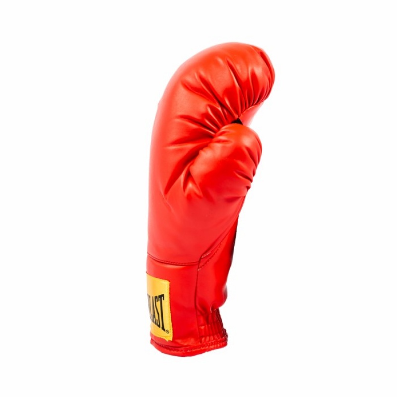 Red Everlast Elite Small Laceless Unisex Boxing Gloves | 82019NJEX