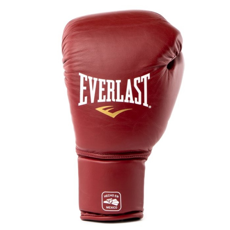 Red Everlast MX2 Pro Laced Training Unisex Boxing Gloves | 70623NAGO