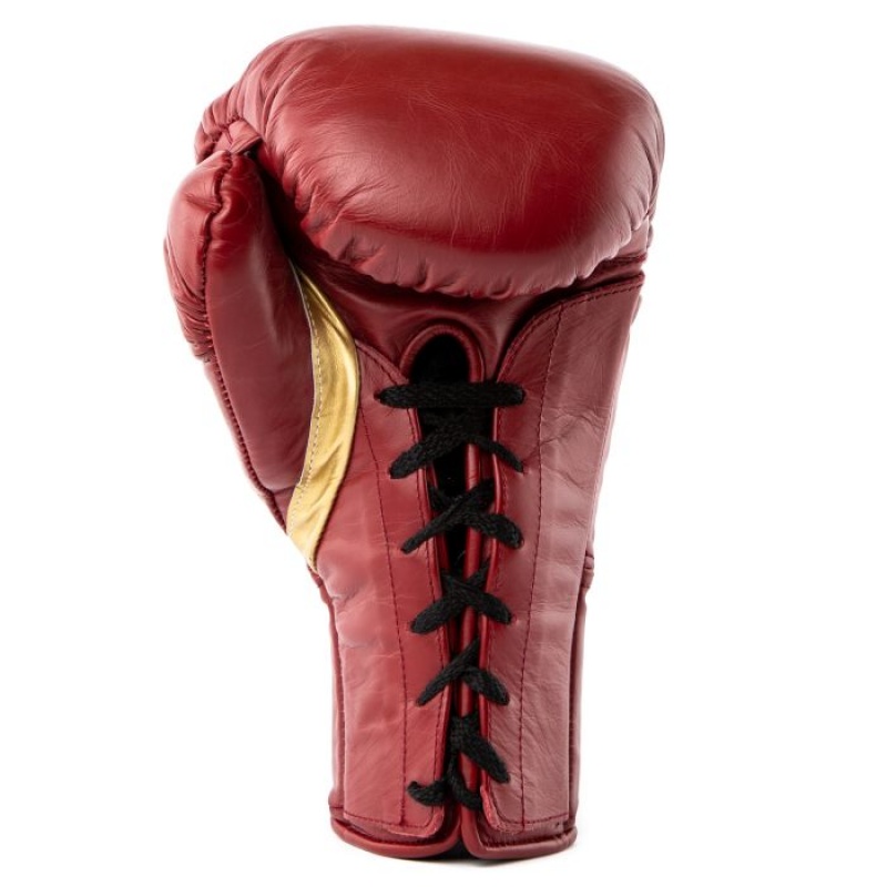 Red Everlast MX2 Pro Laced Training Unisex Boxing Gloves | 70623NAGO