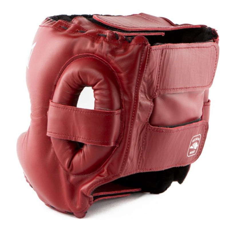 Red Everlast MX2 Pro Unisex Boxing Headgear | 43159ZPHI