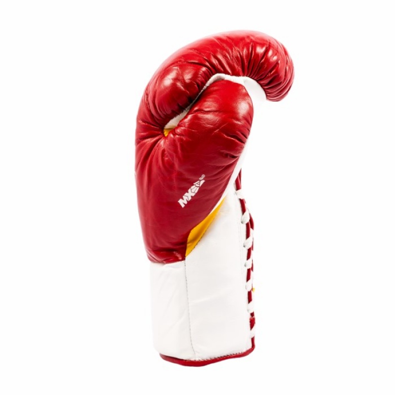 Red Everlast MX Professional Fight Unisex Boxing Gloves | 58941ZOLJ