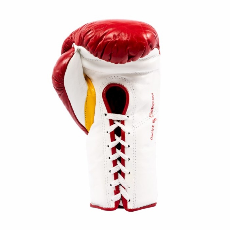 Red Everlast MX Professional Fight Unisex Boxing Gloves | 58941ZOLJ