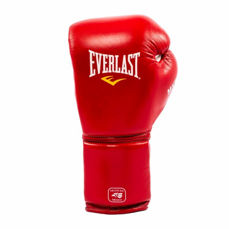 Red Everlast MX Training Unisex Boxing Gloves | 35210XEGF