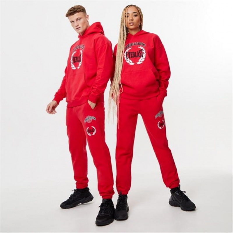 Red Everlast Women's Sweatpants & Joggers | 94571UZTJ