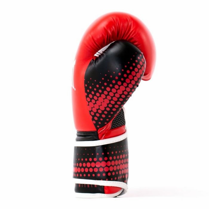 Red White Everlast Spark Training Unisex Boxing Gloves | 56830FXKH