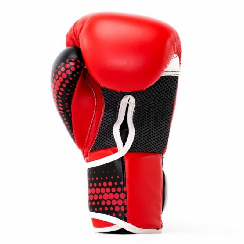 Red White Everlast Spark Training Unisex Boxing Gloves | 56830FXKH