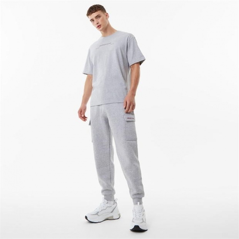 White Everlast Cargo Men's Sweatpants & Joggers | 27519JDIO