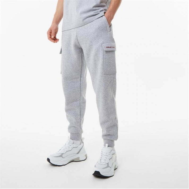 White Everlast Cargo Men\'s Sweatpants & Joggers | 27519JDIO