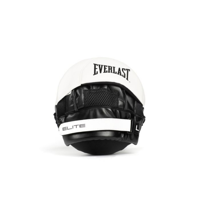 White Everlast Elite 2 Unisex Punch Mitts | 34651OXAZ