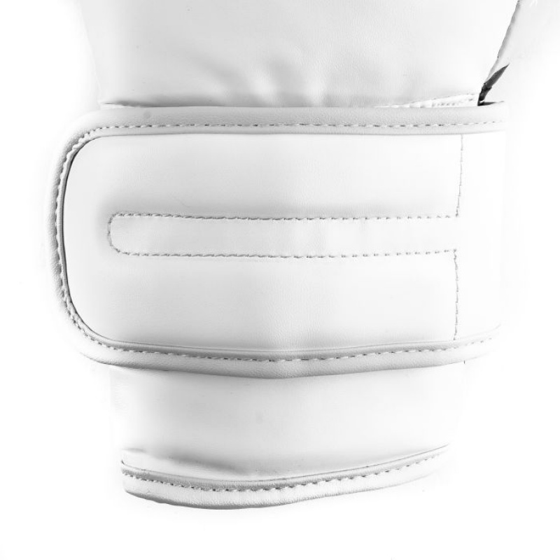 White Everlast Powerlock2 Training Unisex Boxing Gloves | 41798GCPA