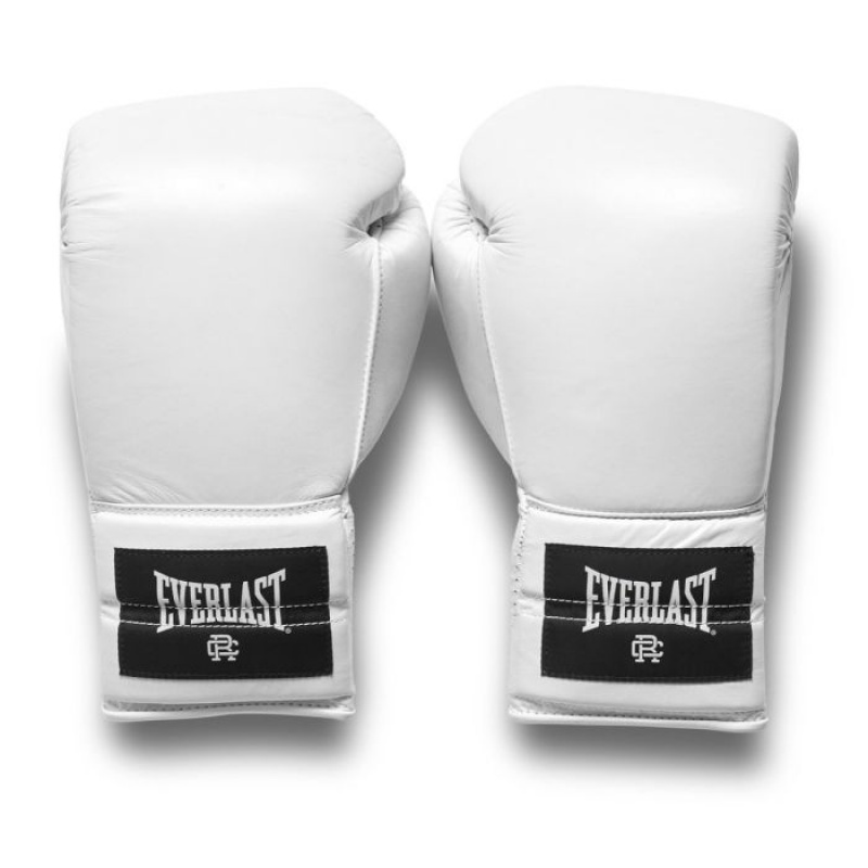 White Everlast X Reigning Champ 1910 Pro Laced Unisex Training Gloves | 38571JBET